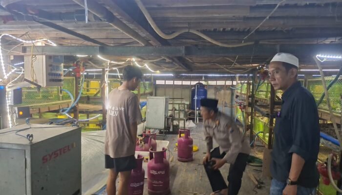 Polres Magetan Sidak Kandang Ayam dan Resto, Pastikan Tidak Ada Penyalahgunaan LPG Subsidi