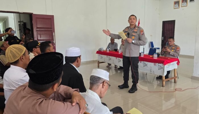 Pasca Aksi Unjuk Rasa, Wakapolda Riau Pimpin Kesepakatan Warga Panipahan Perangi Narkoba