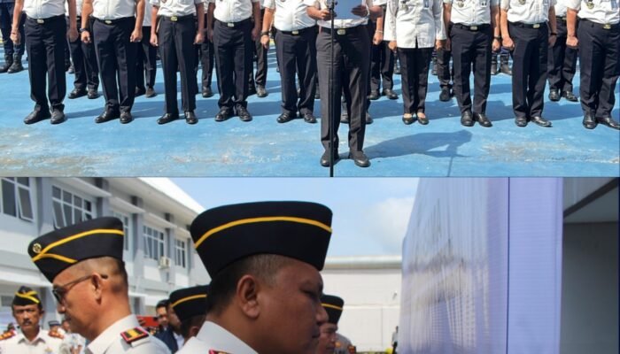 Kalapas Pasir Pangarayan Ikuti Apel Ikrar Bebas dari Peredaran Narkoba dan HP di Lingkungan Kanwil Ditjenpas Riau