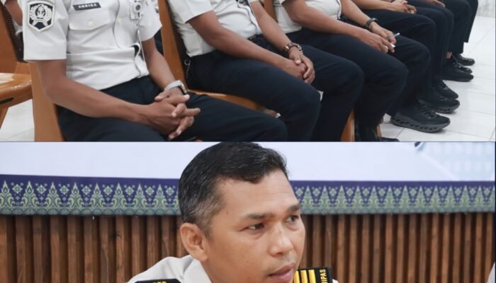 Kasi Binadik dan Giatja Lapas Pasir Pangarayan Berikan Pengarahan Perdana, Tekankan Penguatan Tupoksi Jajaran