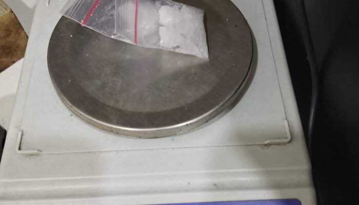 Polsek Kunto Darussalam Ringkus Kurir Sabu di Kebun Sawit Pagaran Tapah, Sita 9,32 Gram Barang Bukti