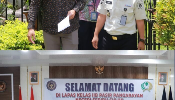 Hakim Wasmat PN Pasir Pengaraian Kunjungi Lapas Pasir Pangarayan, Tinjau Pelaksanaan Pembinaan Warga Binaan