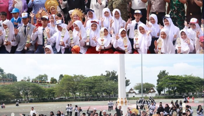 Kalapas Pasir Pangarayan Hadiri Upacara Hardiknas Tingkat Kabupaten Rokan Hulu