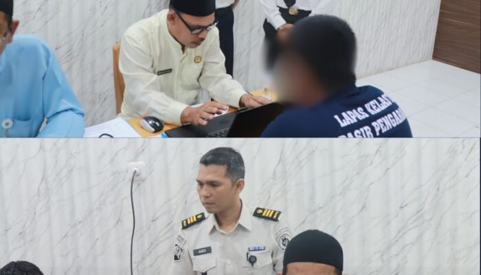 Lapas Pasir Pangarayan Validasi NIK Warga Binaan, Pastikan Hak Akses Kesehatan Terpenuhi