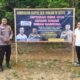 Perangi Narkoba, Polsek Rokan IV Koto Pasang 24 Spanduk Himbauan di Dua Kecamatan