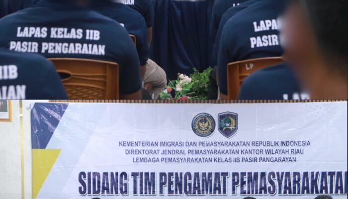 43 Warga Binaan Lapas Pasir Pangarayan Jalani Sidang TPP 