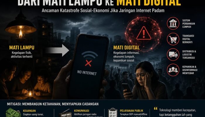 Ancaman Ketika Internet Padam di Era Ketergantungan Digital