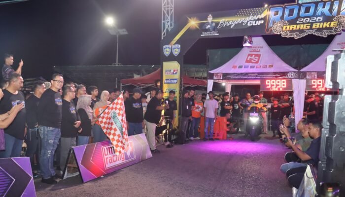 Semarak Hari Bhayangkara ke-80, Polres Magetan Gelar Bhayangkara Rookie Dragbike 2026