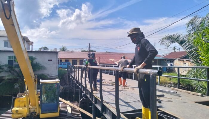 Polres Dumai Percepat Pembangunan Jembatan Merah Putih Presisi, Dua Lokasi Siap Dimanfaatkan Warga