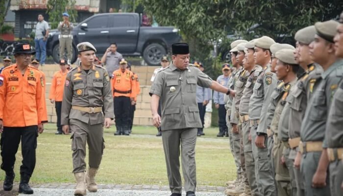 Jelang MTQ dan Pacu Jalur 2026, Bupati Suhardiman Kerahkan Ratusan Personel Pengamanan