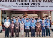 Melalui Upacara Hari Lahir Pancasila, Kejari Rokan Hulu Teguhkan Komitmen Penegakan Hukum Berintegritas dan Berkeadilan