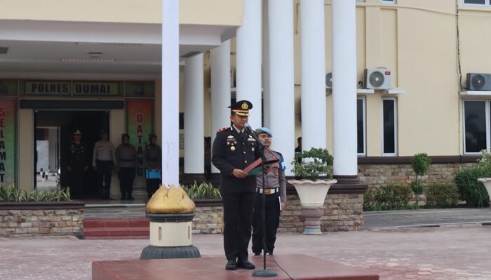 Peringati Hari Lahir Pancasila 2026, Polres Dumai Gelar Upacara Khidmat dan Teguhkan Semangat Persatuan