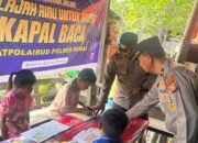 Polres Dumai Gelar Program JALUR, Bagikan Bansos dan Pengobatan Gratis di Pesisir Pangkalan Sesai