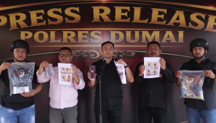 Polres Dumai Tangkap Pelaku Curas Sadis di Gang Anggrek, Korban Sempat Disayat di Leher
