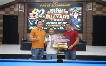 Meriah dan Penuh Sportivitas, Turnamen Billiard Kapolres Cup Warnai Hari Bhayangkara ke-80