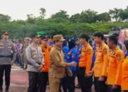 Sinergi Siaga Karhutla Polres Rohul Bersama Pemkab Laksanakan Apel Siaga Karhutla Sampai Tingkat Kecamatan