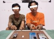 Simpang Puncak Sebangar Jadi Lokasi Pengungkapan Sabu, Dua Pria Diamankan Satresnarkoba Polres Bengkalis