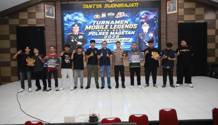 Rangkul Gen Z, Polres Magetan Gelar Turnamen Mobile Legends Kapolres Cup 2026