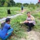 Polres Dumai Dukung Ketahanan Pangan Nasional, Bhabinkamtibmas Bukit Timah Tinjau Kebun Semangka