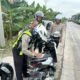 Polantas Polda Riau Sapa Pengendara di Persimpangan, Edukasi Kamseltibcarlantas dan Green Policing