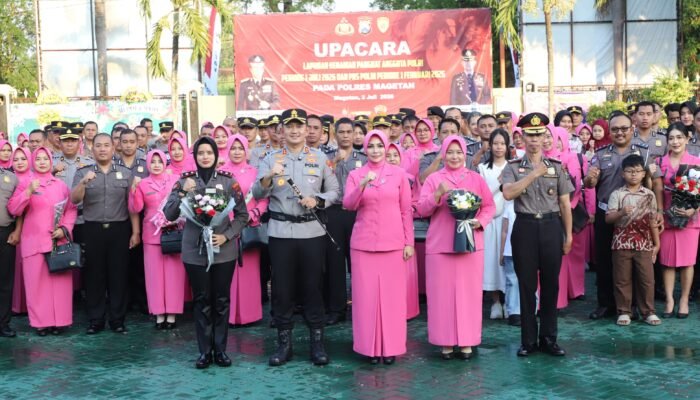 Kapolres Magetan Beri Motivasi Personel: Jadikan Pangkat Baru sebagai Penyemangat Mengabdi