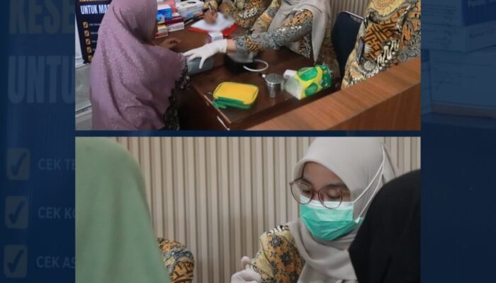 Wujud Kepedulian terhadap Kesehatan, Lapas Pasir Pangarayan Kembali Hadirkan Pemeriksaan Kesehatan Gratis bagi Pengguna Layanan Kunjungan