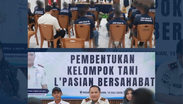 Lapas Pasir Pangarayan Bentuk Kelompok Tani “L’Pasian Bersahabat” sebagai Wadah Pembinaan Kemandirian Warga Binaan
