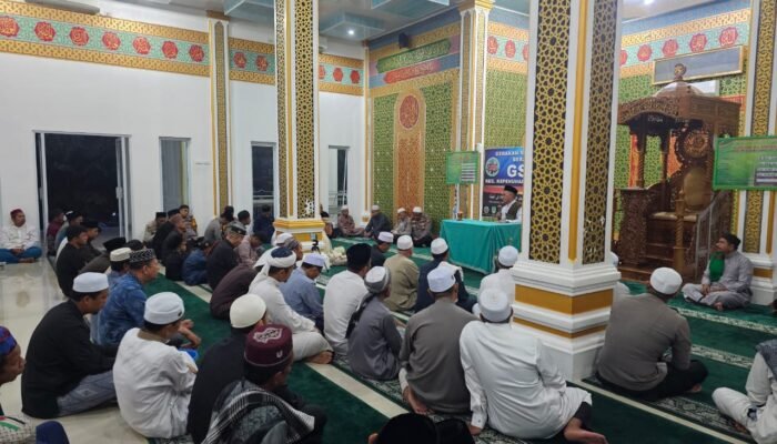 Polsek Kepenuhan Gandeng GSSB Bangun Kampung Tangguh Anti Narkoba dari Masjid