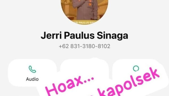 Polsek Kabun Tegaskan Nomor WhatsApp yang Catut Nama Kapolsek adalah Hoaks