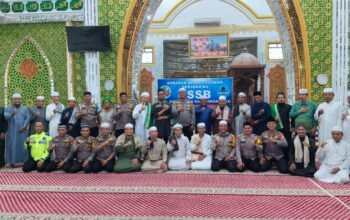 Polsek Kepenuhan Perkuat Sinergi Kamtibmas Lewat Sholat Subuh Berjamaah, Gaungkan Kampung Tangguh Anti Narkoba