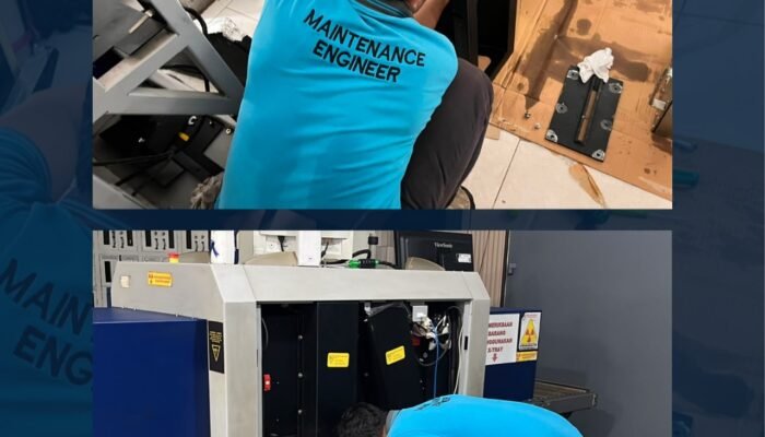 Maintenance X-Ray 3D System Dilaksanakan, Lapas Pasir Pangarayan Pastikan Sarana Keamanan Tetap Prima