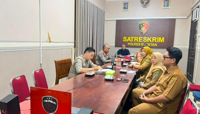 Percepat Swasembada Bawang Putih Nasional, Satgas Pangan Polres Magetan Gelar Rakor Lintas Sektoral