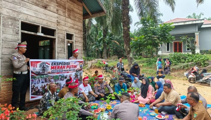 Polsek Tandun Gelar Ekspedisi Merah Putih Presisi,Buka Ruang Aspirasi dan Tebar Kepedulian