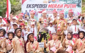 Menembus Wilayah 3T Rokan Hulu, Ekspedisi Merah Putih Presisi Polda Riau Hadir Demi Masyarakat