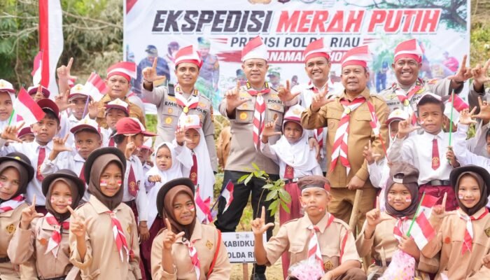 Menembus Wilayah 3T Rokan Hulu, Ekspedisi Merah Putih Presisi Polda Riau Hadir Demi Masyarakat
