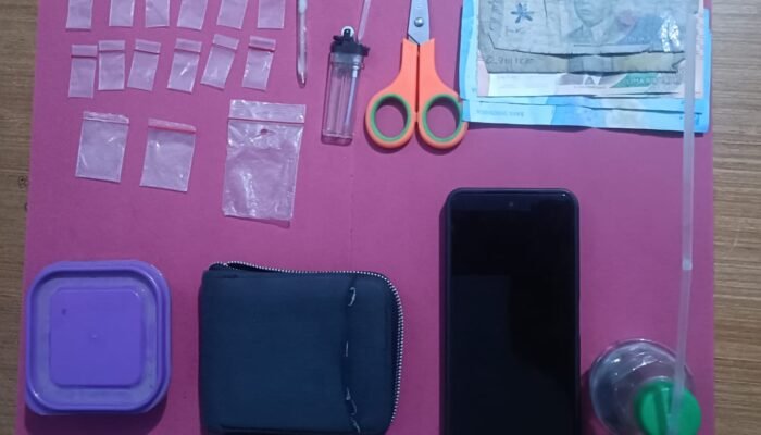 Polsek Tambusai Tangkap Pengedar Sabu, 12 Paket Narkotika Disita