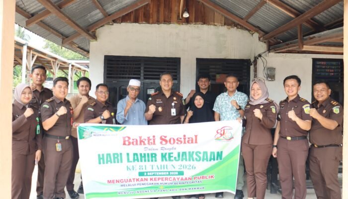 Kejari Rohul Sapa Purna Bakti Lewat Anjangsana, Sambut Hari Lahir Kejaksaan ke-81