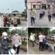 Kualitas Udara Memburuk, Polsek Tambusai Utara Bagikan Masker Gratis