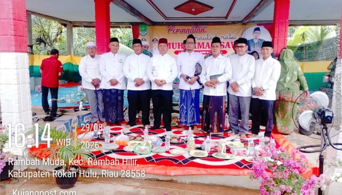 Wabup Rohul Semarakkan Maulid Nabi di Rambah Muda, Serukan Penguatan Akhlak Generasi