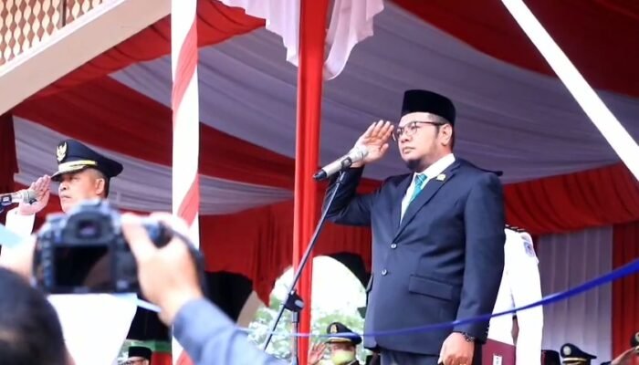 HUT ke-81 RI di Inhil, Iwan Taruna Bacakan Proklamasi di Hadapan Forkopimda