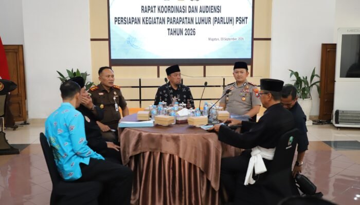 Jelang Parluh PSHT 2026, Kapolres, Forkopimda Dan PSHT Magetan Kompak Perkuat Sinergi Jaga Kamtibmas