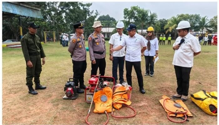 Polsek Tandun Perkuat Sinergi Kesiapsiagaan Karhutla, Hadiri Apel PTPN IV Regional III