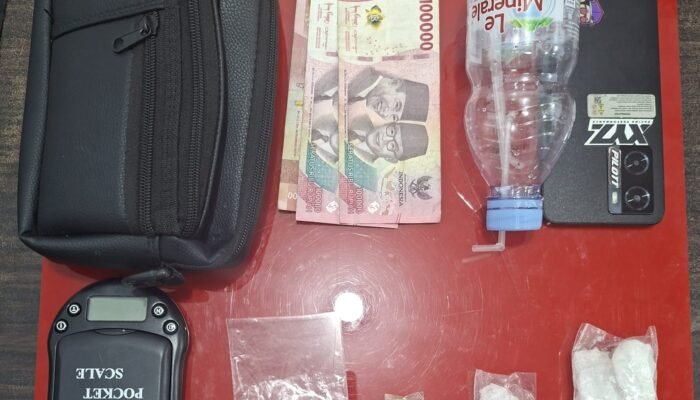 Polres Rohul Tangkap Pengedar Narkotika di Desa Suka Maju, 35,22 Gram Sabu dan Ekstasi Disita