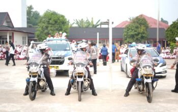 PJU dan Kapolsek Polres Rohul Serentak Turun ke Sekolah, Canangkan Green Policing dan Cegah Karhutla