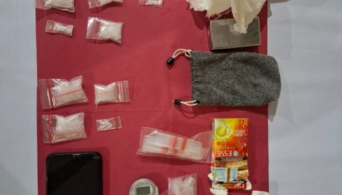 Polsek Kepenuhan Tangkap Pengedar Sabu, 15 Paket dengan Berat 40,04 Gram Disita