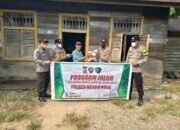 Polsek Kunto Darussalam Hadir untuk Warga Pinggiran Sungai Rokan Lewat Program JALUR