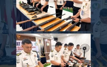 Lapas Pasir Pangarayan Lakukan Pemeliharaan dan Perawatan Senjata Api untuk Mitigasi Risiko Pengamanan