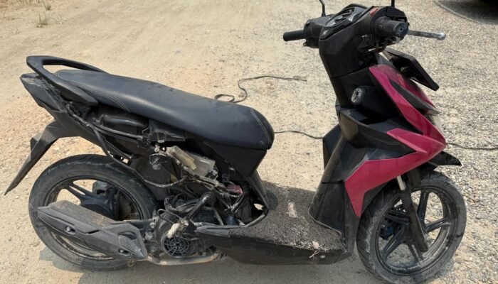 Motor Hilang dari Teras Konter HP, Polsek Bonai Darussalam Berhasil Tangkap Pelaku hingga ke Kandis