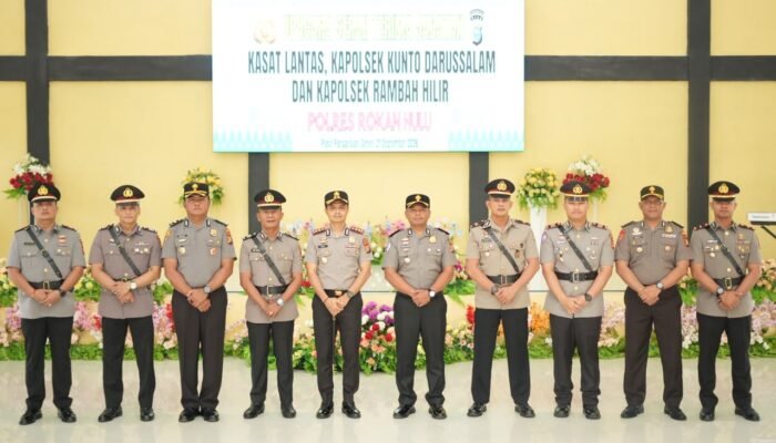 Tiga Jabatan Strategis Berganti, Kapolres Rohul Tekankan Profesionalisme dan Inovasi