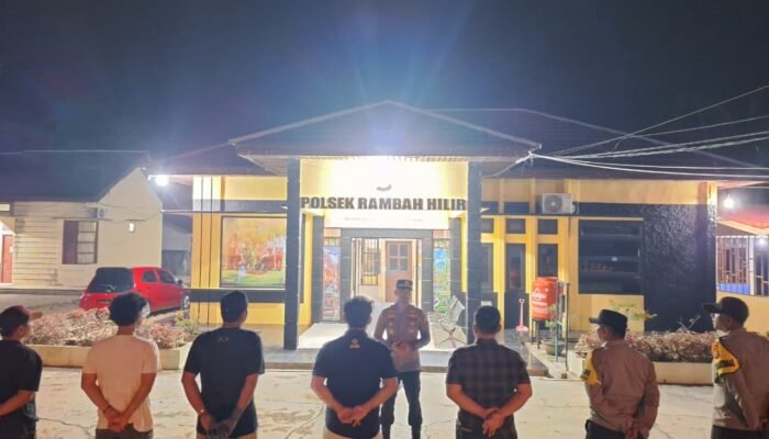 Cegah Gangguan Kamtibmas, Polsek Rambah Hilir Sasar Sejumlah Lokasi